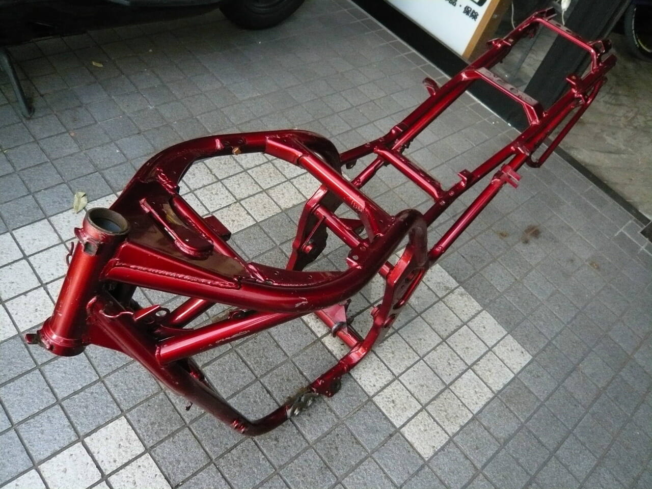 GSF１２００のフレームを塗ろうの巻き
