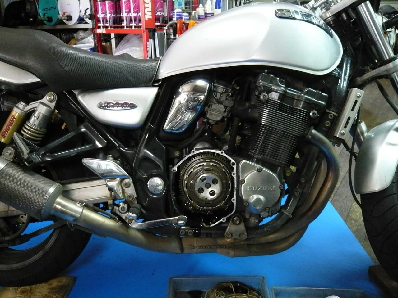 油冷　イナズマ１２００　クラッチ滑るの巻き