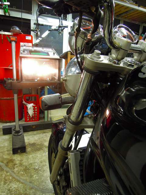 明日の”ポッキリバイク車検準備”の巻き