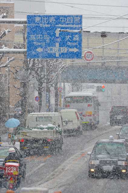 ”２月を締めくくる雪”の巻き