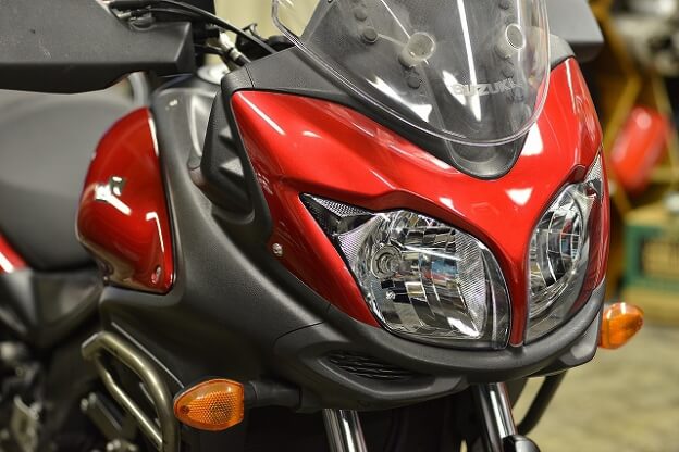 V-Strom 650　ｾﾙﾌﾎﾟｲﾝﾄﾒﾝﾃ　ﾊﾟｯﾄﾞ・ﾌﾟﾗｸﾞ・ｴｱﾌｨﾙﾀｰ交換