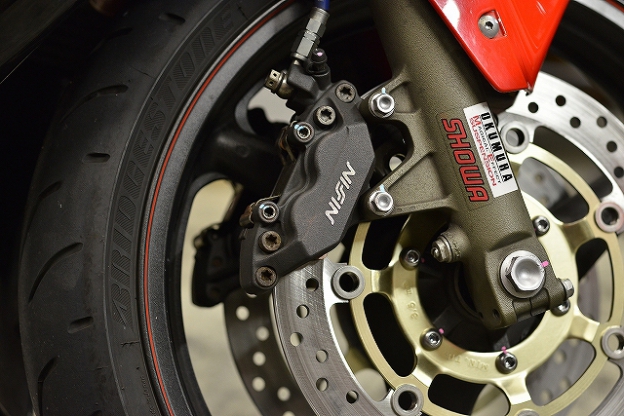 CBR600F4I ﾎﾟｯｷﾘﾊﾞｲｸ車検　ﾌﾞﾚｰｷﾃﾞｨｽｸ交換その他