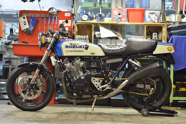 GS1000S 左出しテールパイプ製作