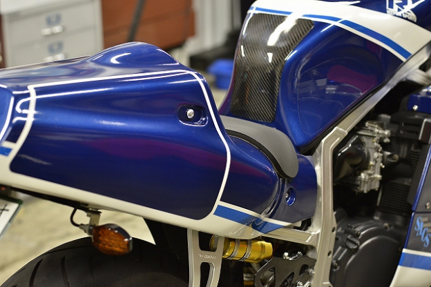 GSXR750 ﾎﾟｯｷﾘﾊﾞｲｸ車検　ﾃﾞｺﾒﾝﾃ　ﾆｭｰﾃｯｸｵｲﾙ交換等