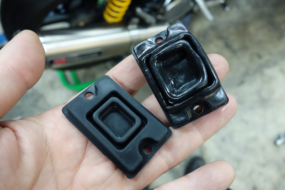元々イナズマ1200と思えない？GSX1200S イナズマ1200油冷カタナ　車検　メインハーネス交換　デコメンテ