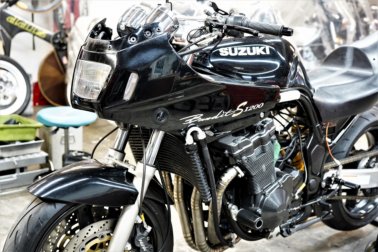 まさかの？面白い位にカスタム泥沼化？GSF1200S 原田消音機チタンフル 
