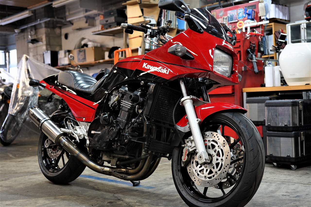 GPZ900R用 オイルクーラーレスキット　オイルクーラーバイパスホース K-FACTORY ONLINE SHOP / ノーマルオイルパン対応オイルクーラー