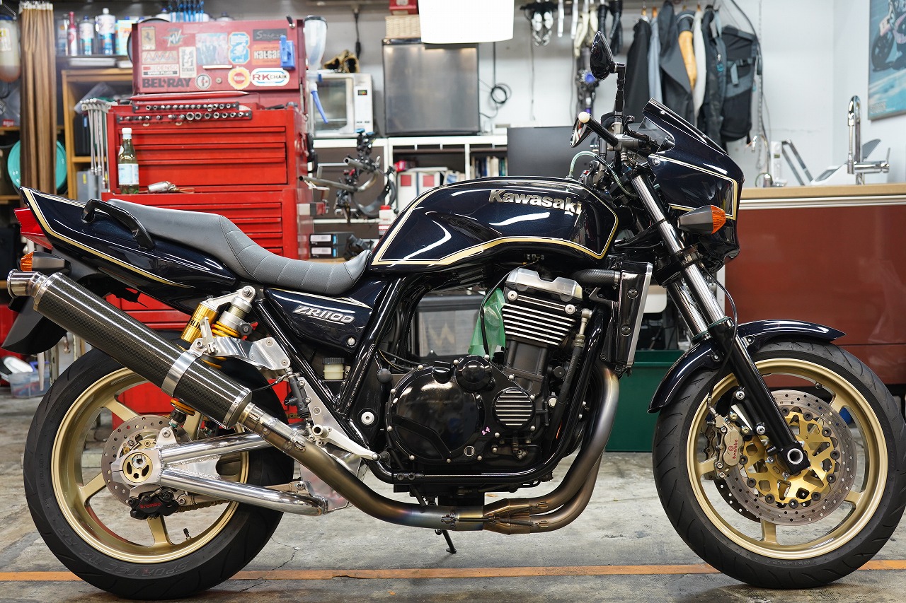 即納 ZRX1100 さわぎ ZRX1200 ダエグ ヨシムラ プログレス2 油温計
