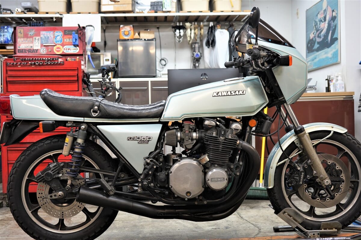 売るなら今鴨、あぁ～憧れの？Z1R。車検　TT100GPタイヤ交換　軽く整備