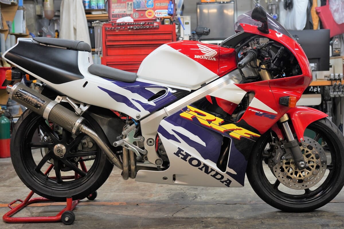 RVF400 GPIラジエター＆ホース交換