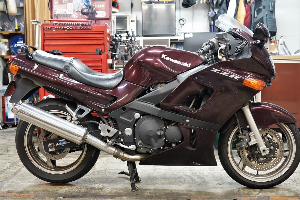 ZZR400 新車からはじめてのオイル交換　フルード交換　冷却水交換