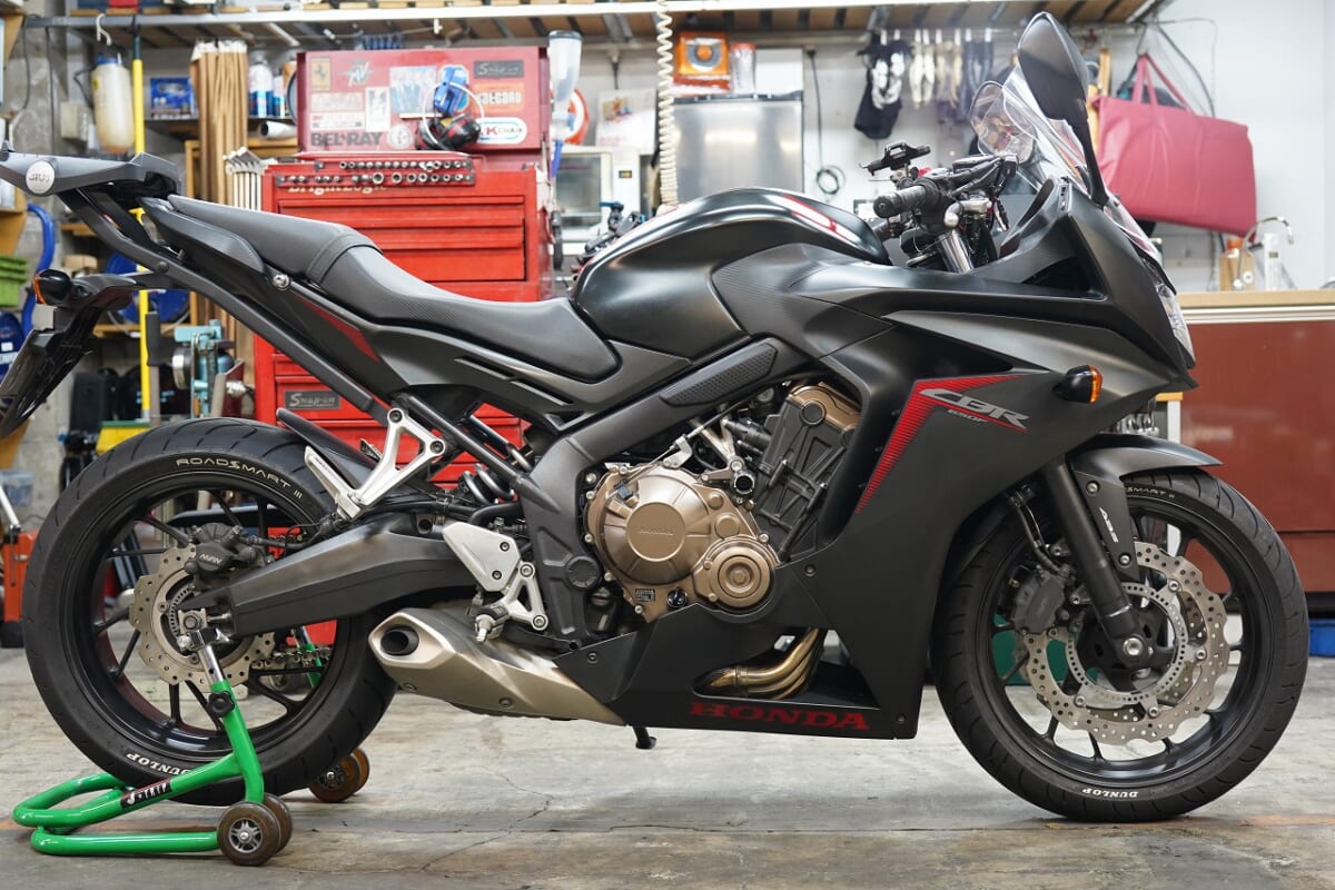 CBR650F フルード・冷却水・パッド・エアフィルター交換