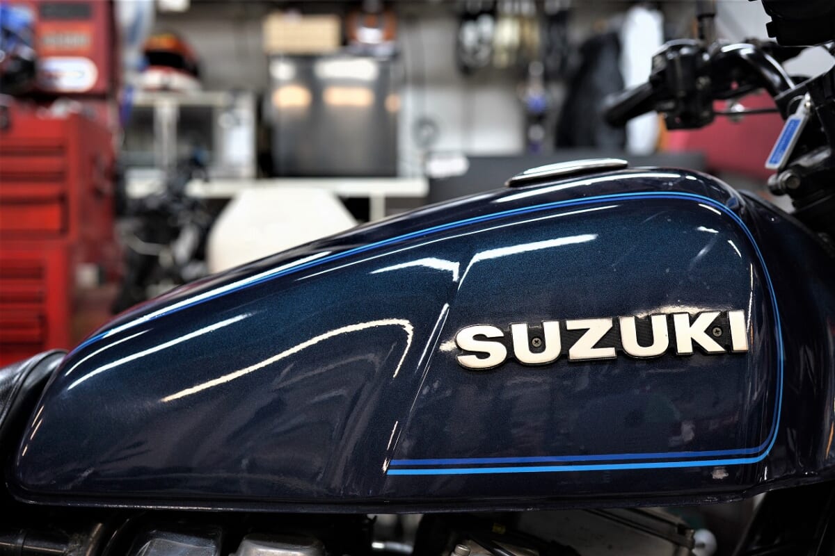 GSX750E 車検　ブレーキキャリパーOH エンジンオイル交換　スピードギア交換