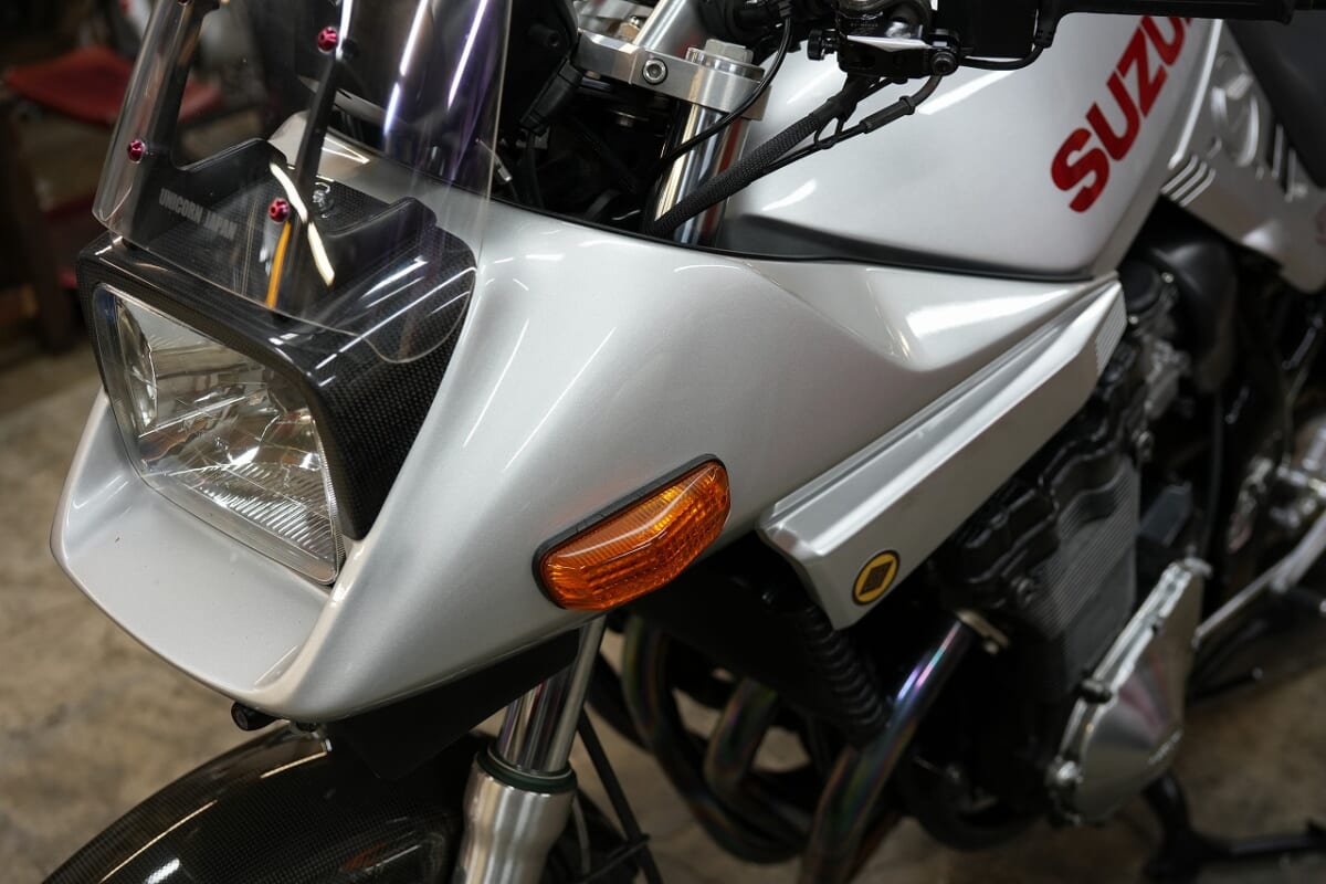 GSX1200S イナズマ1200油冷カタナ治します。