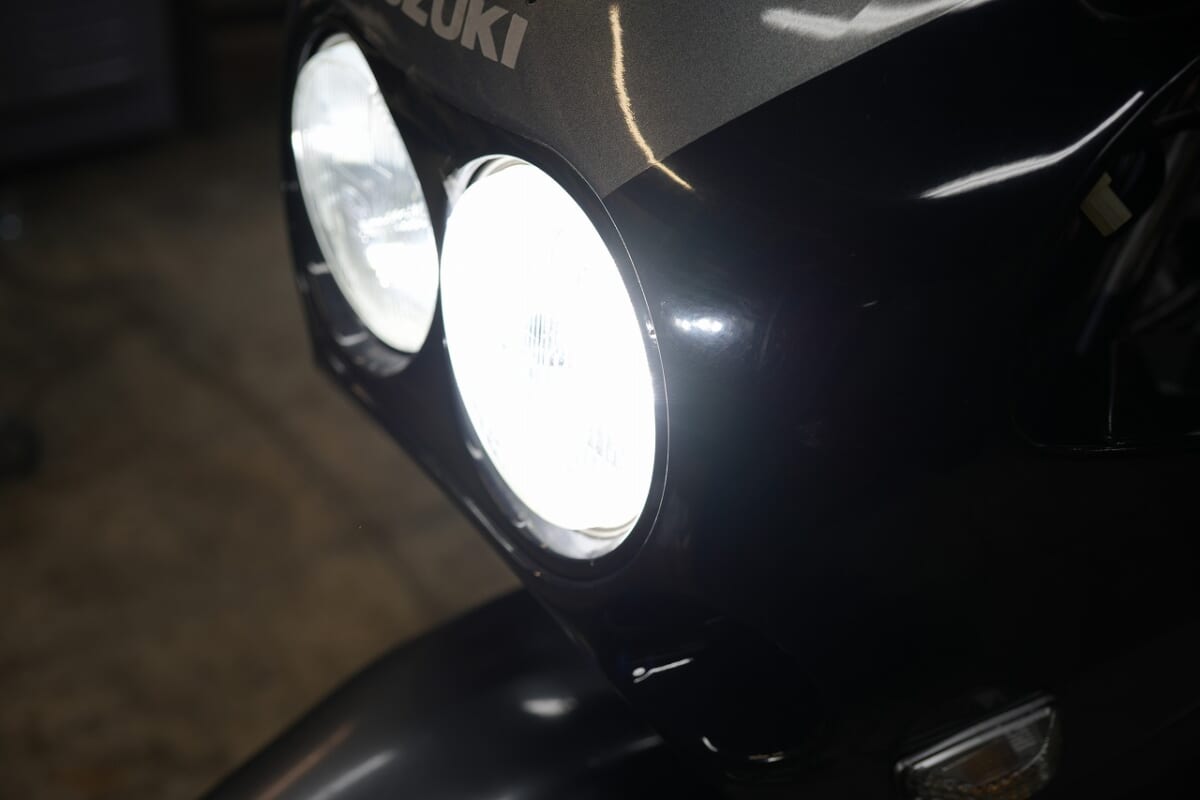 GSX-R1100K 車検　OHLINS OH