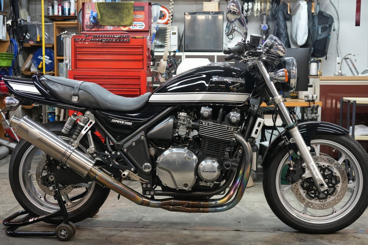 ゼファー1100　車検　クラッチスイッチ確認