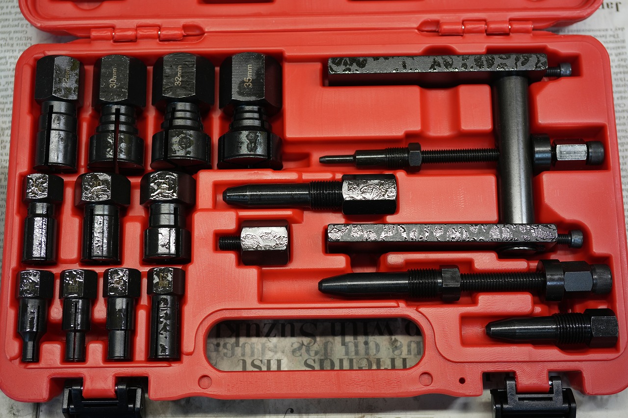 送料無料（沖縄配送） (STRAIGHT/ストレート) パイロットベアリングプーラーセット 8〜35(mm) 19-8000