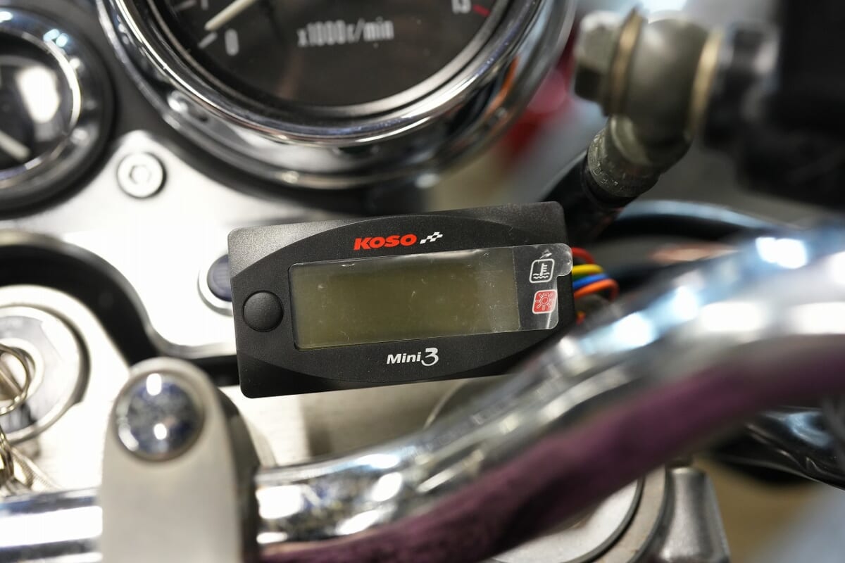 第４話【イナズマ1200】2箇所油温を測る編＊KOSO Mini3デジタル(デュアル温度計)KS-M3-DT