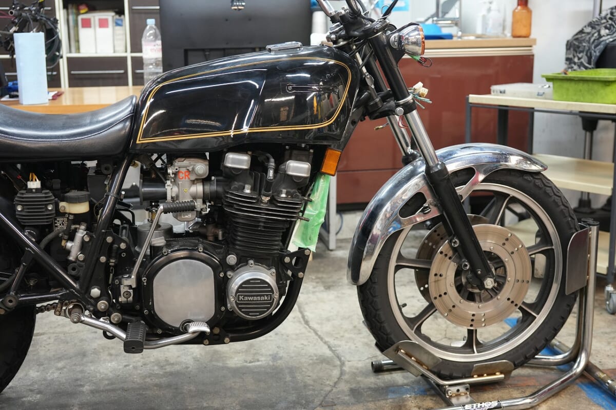 Z1000MK2 長期冬眠から動かしフルノーマルに戻す？ソフトレストア　ブレーキキャリパー・マスターOH