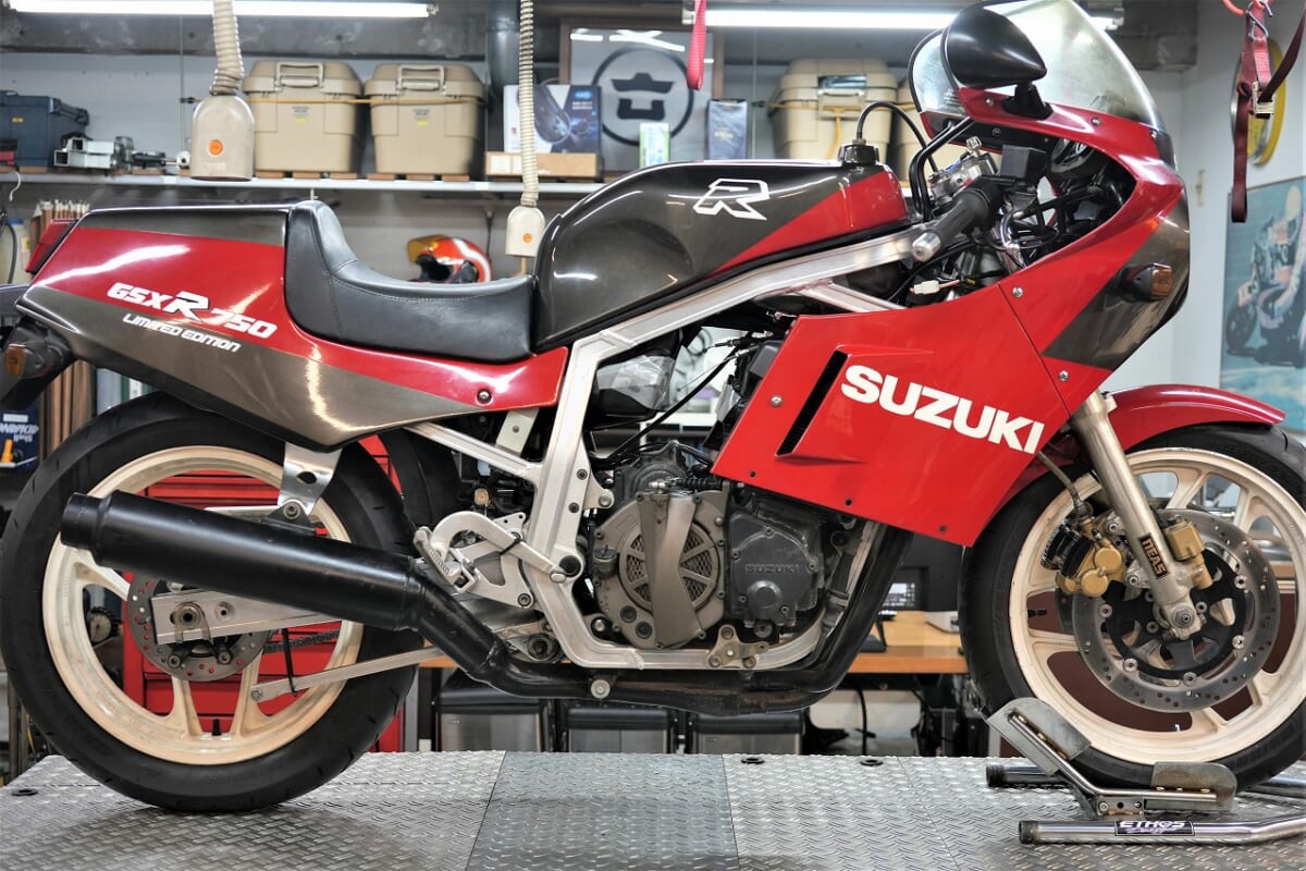 GSX-R750RR(GSX750RR)　LIMITED EDITION(乾式クラッチ）ソフトレストア～登録まで～