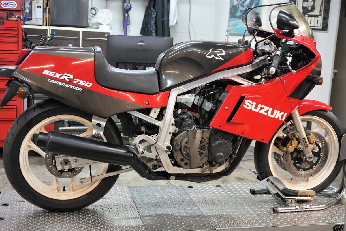GSX-R750RR(GSX750RR)　LIMITED EDITION(乾式クラッチ）ソフトレストア～登録まで～