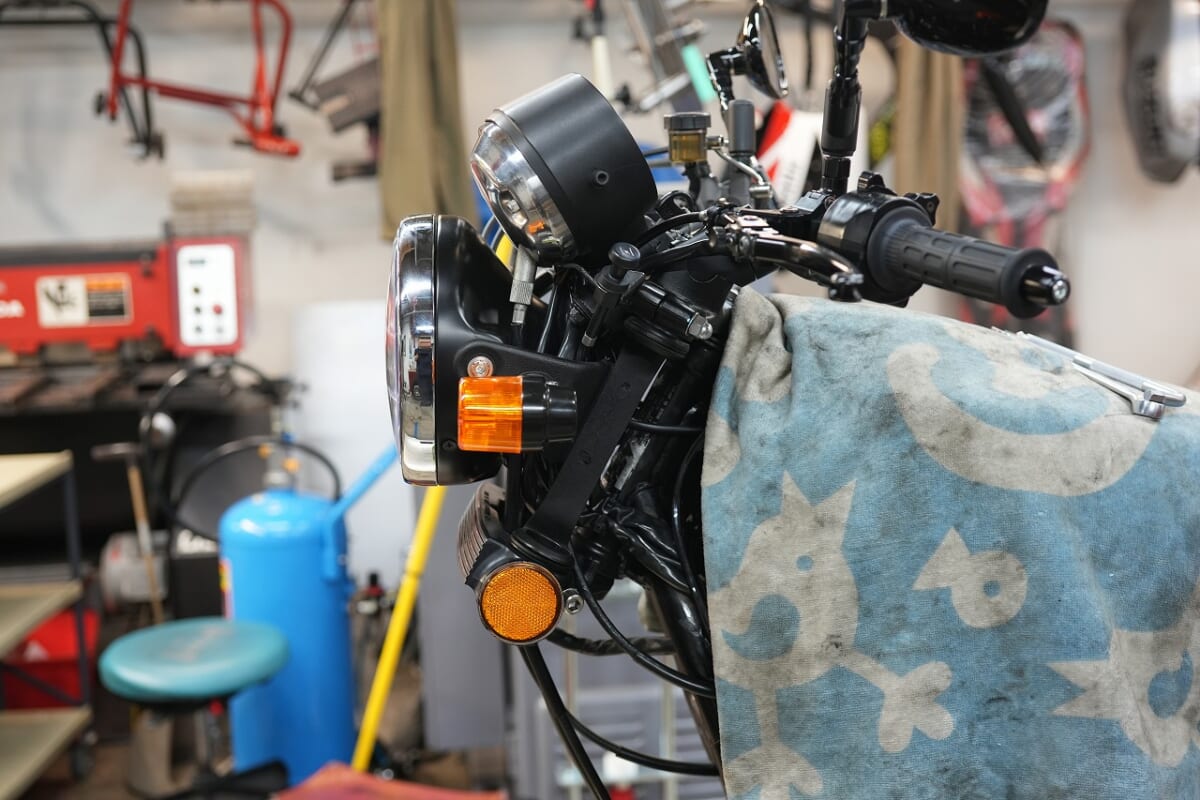 GS750 フロントフォークOH 東洋硬化再メッキ