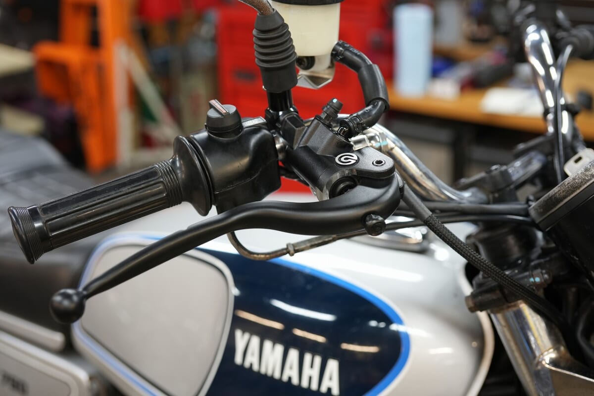 GX750(XS750) 車検　キャリパーOH ブレーキホース製作　ヤマハ純正ラジアルマスター取付その他