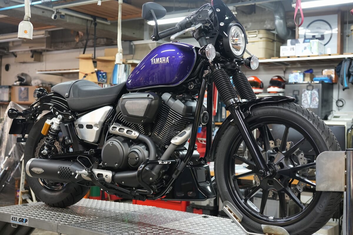 XVS950CR BOLT950 オプションアッパーカウル取付 B33-4FMINCLG0