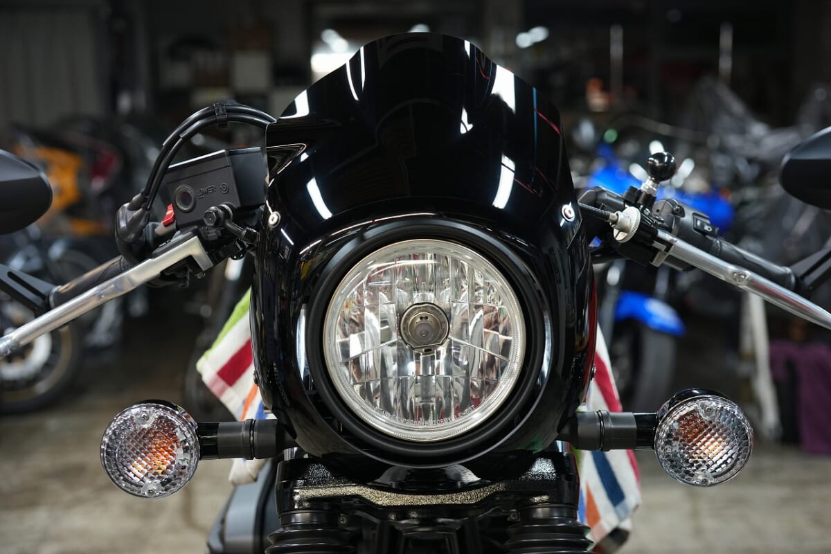 XVS950CR BOLT950 オプションアッパーカウル取付　B33-4FMINCLG0