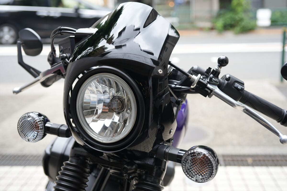 XVS950CR BOLT950 オプションアッパーカウル取付　B33-4FMINCLG0