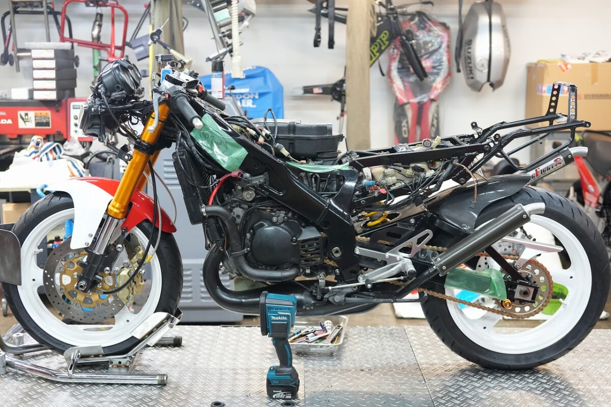 TZR250R.SP(3XV) デコメンテと各部修正