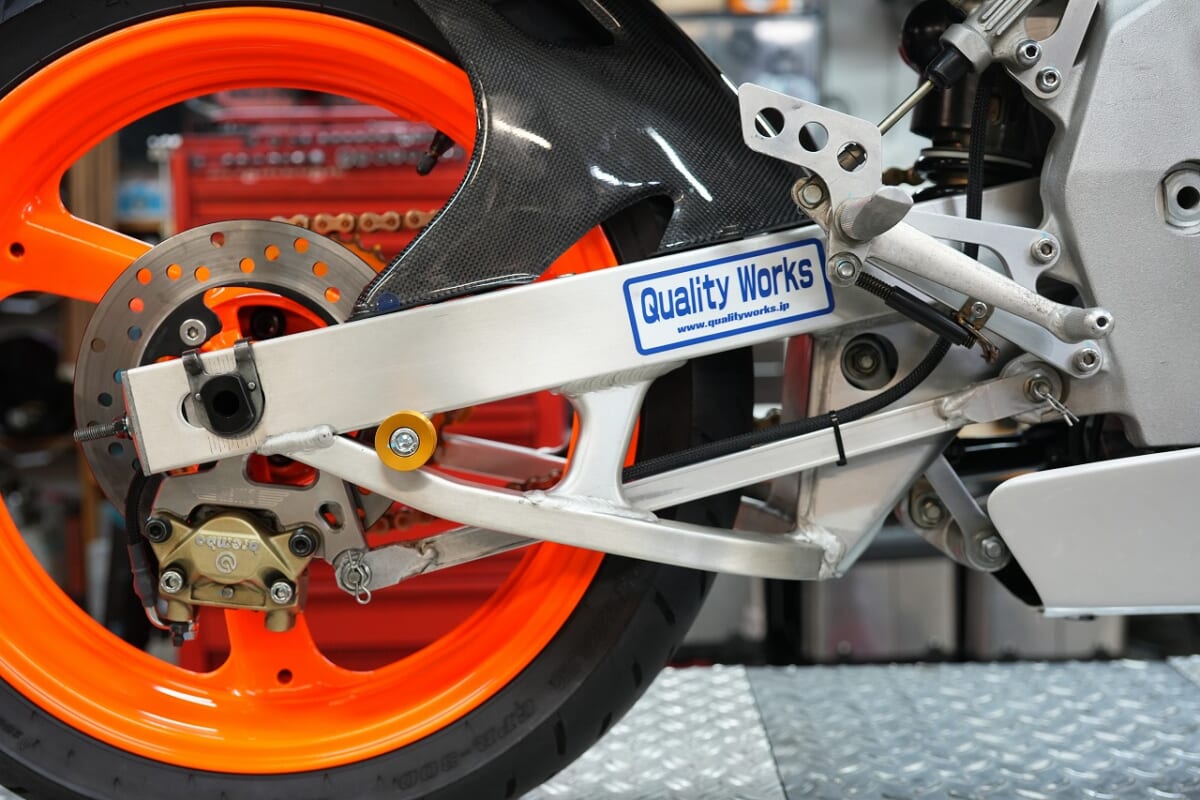 TZR250 3MA ブレーキホース製作　フロントメンテ　チェーン交換など