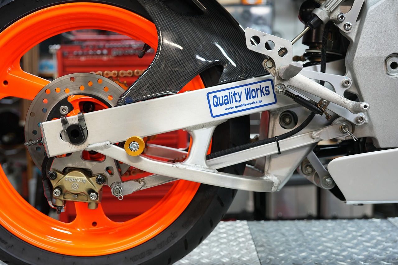 TZR250 3MA ブレーキホース製作 フロントメンテ チェーン交換