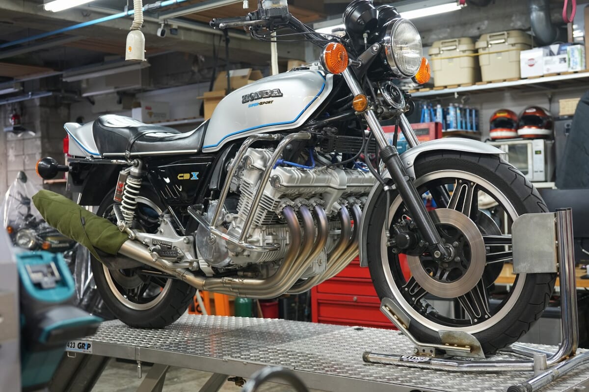 CBX1000 車検　オイル交換　EDR-21αドラレコ＆D-UNIT+取付