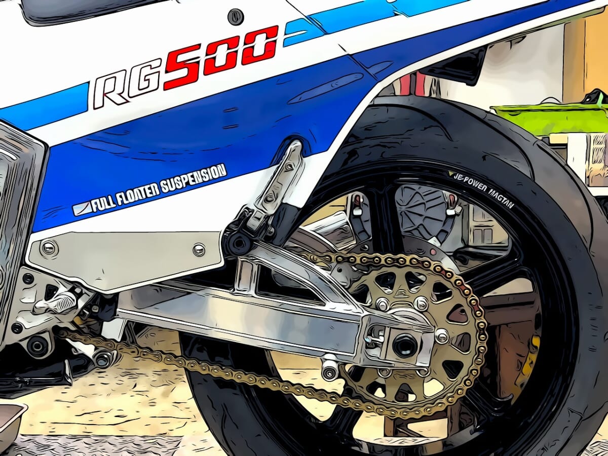 RG500Γ　手直しちょいちょい