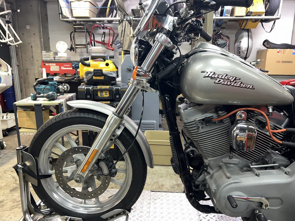 FXD ダイナ・スーパーグライド（STREET SUPER GLIDE）車検　ブレンボ取付など