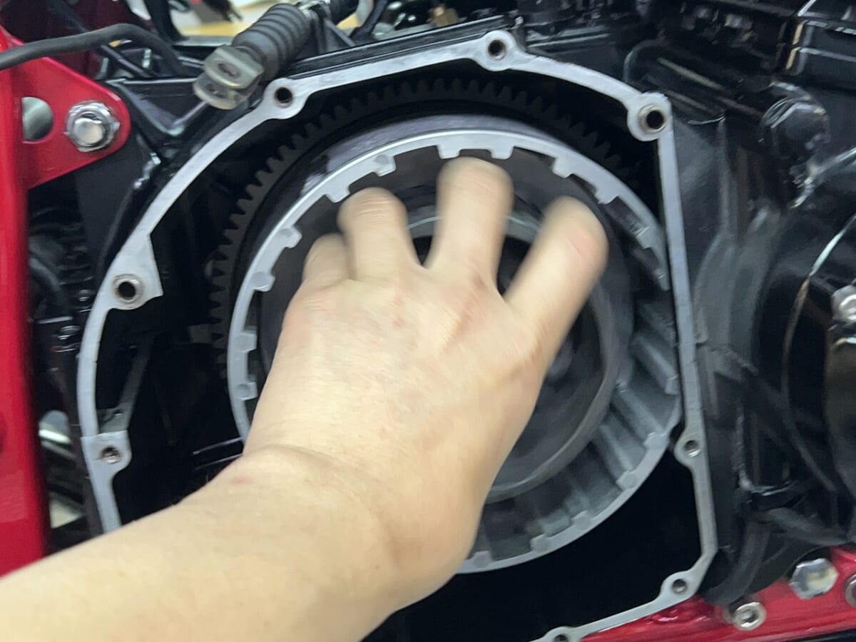 GSX1100S 車検　ハーネス交換　マフラー取付　FCCクラッチ　オイル交換など