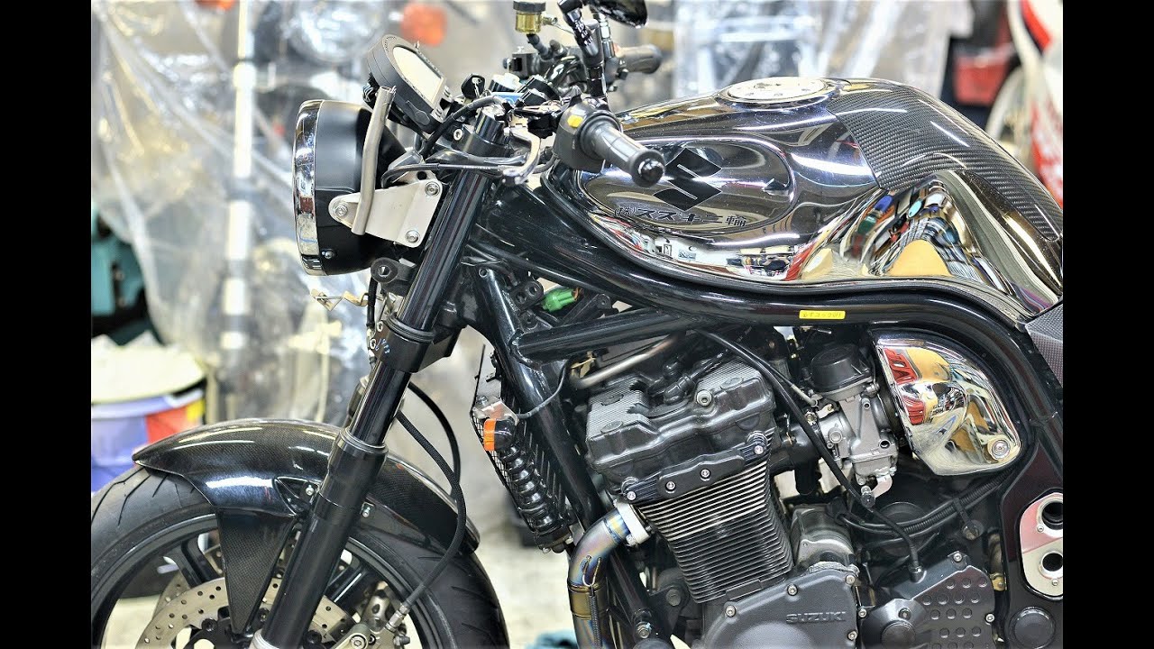 GSF1200 FCCクラッチ取り付け JB1フロントホイール交換 タイヤ交換
