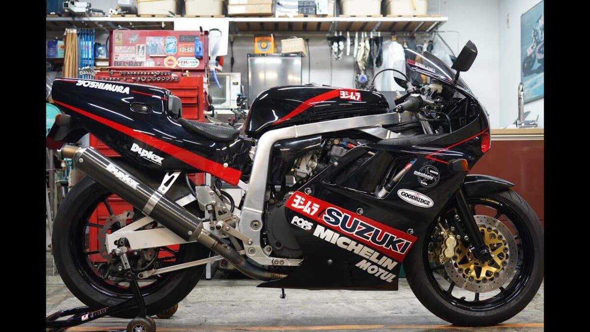 GSX-R750RKオーバーフローも止まっていい感じ(‘◇’)ゞ
