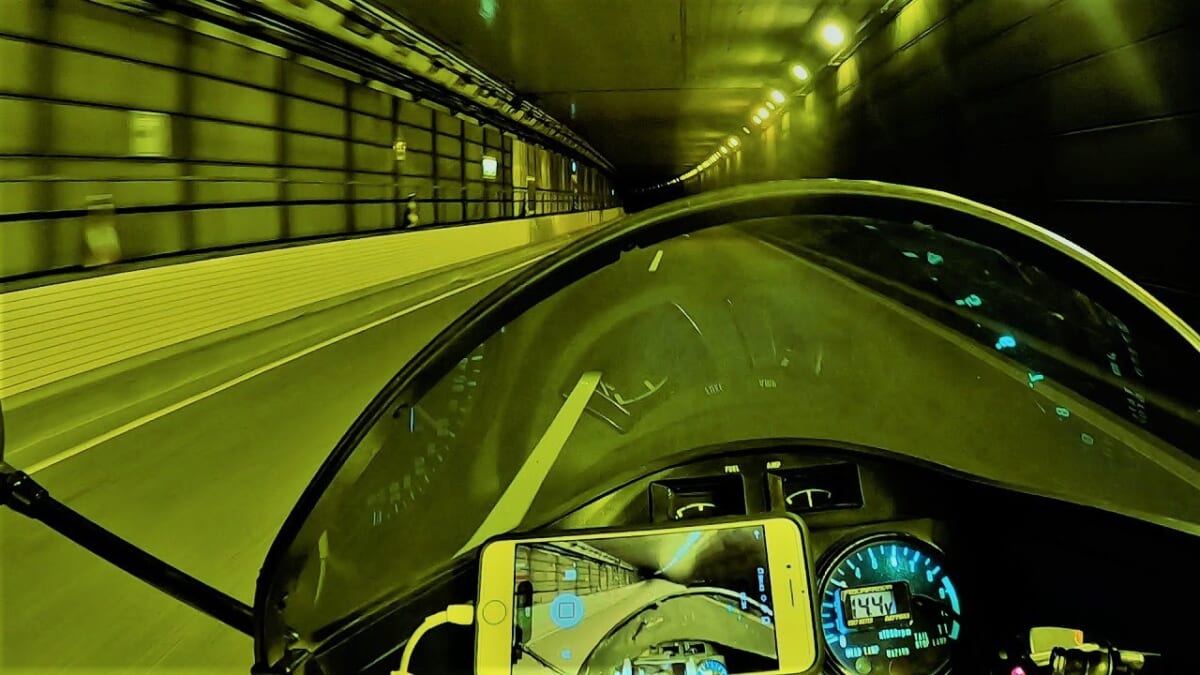 【モトブログ・試乗】Kawasaki Z1R test drive 19:00 quiet Tokyo night view Shibuya Shinjuku