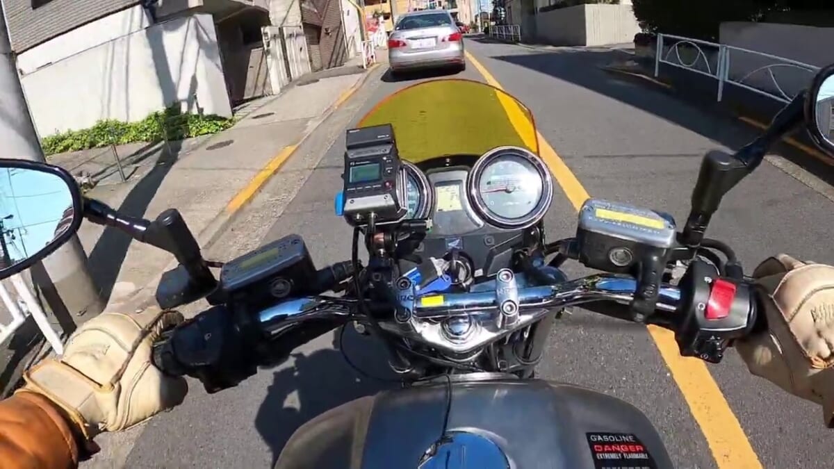 【モトブログ・試乗】ひたすらテスト　ZOOM F1 Field Recorder  CB1100 SC65