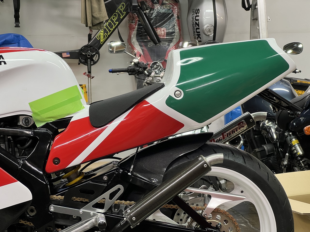 TZR250R SP 3XV シートカウル着脱利便性向上 エンジン掛からない