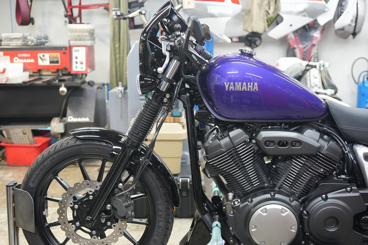 XV950C-SPEC 車検　エンジンオイル　フルード交換